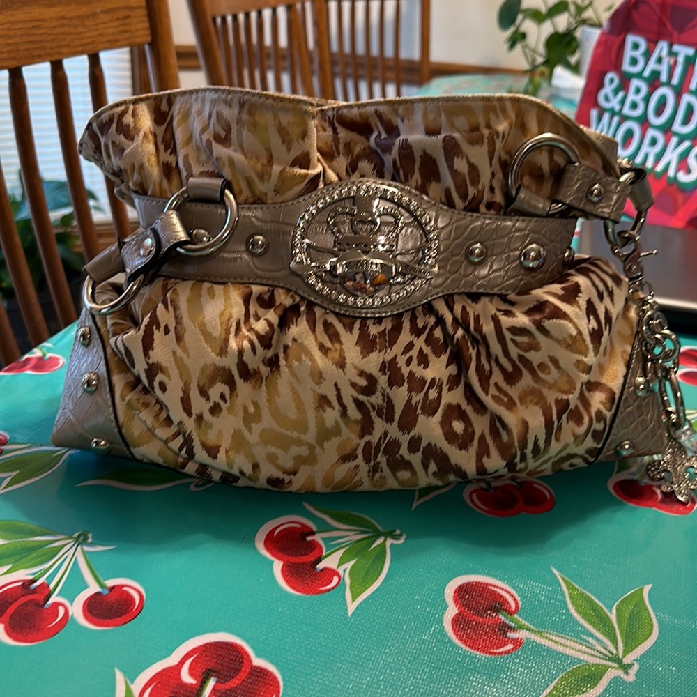 Kathy Van Zeeland animal print bag